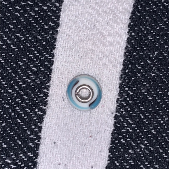 4/$20 Blue & White Sterling Silver Charm - Picture 3 of 3